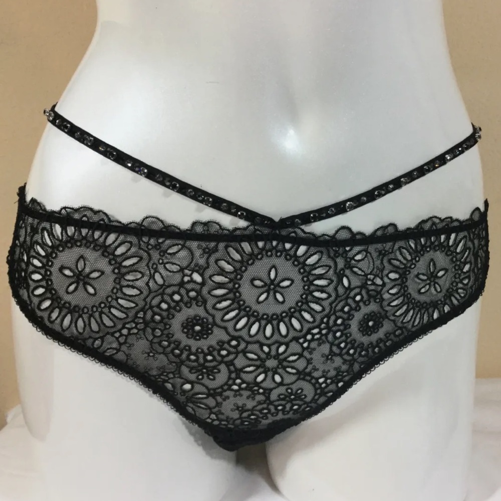 NWOT Victoria’s Secret Designer Collection Giant Tulle Eyelet Cheeky